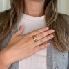 Billede af Ring maler spartel 925s forgyldt