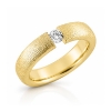 Billede af Ring flying diamond, 0,12 w/vs. 14 kt.