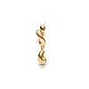 Billede af Maria Black 'Whirl Drop Huggie' ørering forgyldt sølv