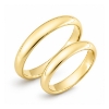 Billede af Vielses & Forlovelses ringe 8 kt. (br. 3,5 mm. tk. 1,5 mm.)