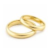 Billede af Vielses & Forlovelses ringe 14 kt. (br. 3,5 mm. tk. 1,5 mm.)
