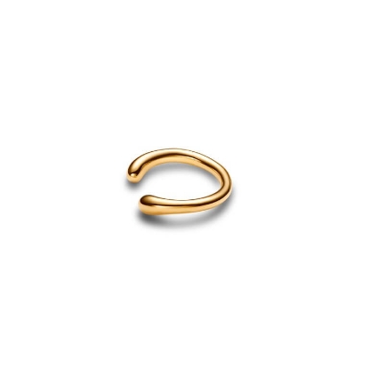 Billede af Maria Black 'Curl Small' Ear Cuff forgyldt sølv