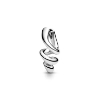 Billede af Maria Black 'Coil Huggie' ørering sølv