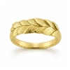 Billede af Ring med blade 8 kt. 