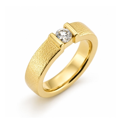 Billede af Ring brillant 0,35 w/pi. 14 kt.