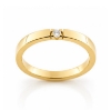Billede af Alliancering brillant 0,04 w/vs. 14 kt. guld