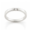 Billede af Alliancering brillant 0,04 w/vs. 14 kt. hvidguld