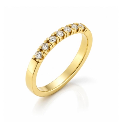 Billede af Allia. ring 14 kt. 7* 0,04 w/vs. (b.2,6 mm.,tyk.1,8 mm.)
