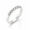 Billede af Allia. ring 14 kt. hvg. 7* 0,04 w/vs. (b.2,6 mm.,tyk.1,8 mm.)