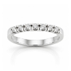 Billede af Allia. ring 14 kt. hvg. 7* 0,04 w/vs. (b.2,6 mm.,tyk.1,8 mm.)