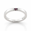 Billede af Allia. ring 1* ægte rubin 14 kt. hvg.