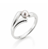 Billede af Ring sv. perle 4½-5 m/m. 14 kt. hvg.