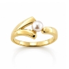 Billede af Ring saltvands perle 4½-5 m/m. 14 kt. 