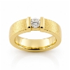 Billede af Ring m. syn. sten 4,5 mm. 8 kt.