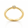 Billede af Dream Ring brillant 0,03 w/vs 14 kt. 585