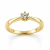 Billede af Dream Ring brillant 0,20 w/vs 14 kt. 585