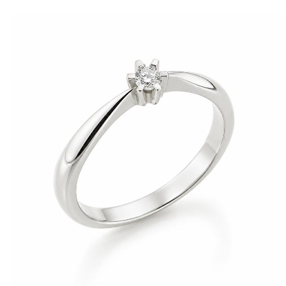 Billede af Dream Ring brillant 0,07 w/vs 14 kt. hvg. 585