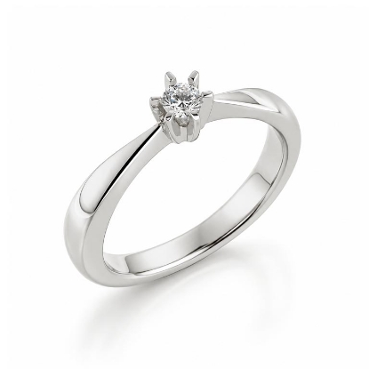 Billede af Dream Ring brillant 0,15 w/vs 14 kt. hvg. 585