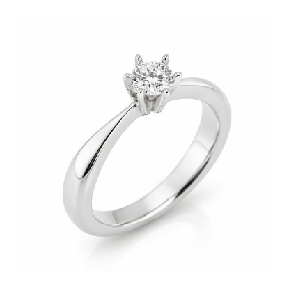 Billede af Dream Ring brillant 0,35 w/vs 14 kt. hvg. 585