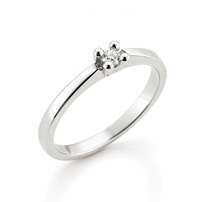 Billede af Dream Delux Ring 4 grab. brill. 0,03 w/vs. 14 kt. hvg.