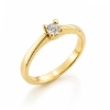Billede af Lux Ring 4 grab. brill. 0,15 w/pi. 8 kt. 