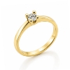 Billede af Lux Ring 4 grab. brill. 0,20 w/piq. 14 kt. 
