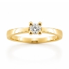 Billede af Lux Ring 4 grab. brill. 0,30 w/piq. 14 kt.  