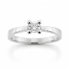 Billede af Lux Ring 4 grab. brill. 0,50 w/piq. 14 kt. hvg.