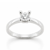 Billede af Lux Ring 4 grab. brill. 0,60 w/piq. 14 kt. hvg.