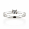 Billede af Lux ring med brill.  0,08 ct. w/pi. 925s.