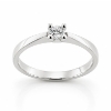 Billede af Lux ring med brill. 0,15 ct. w/pi. 925s.