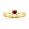 Billede af Lux Ring m. ægte rubin 0,15 ct. 14 kt. 