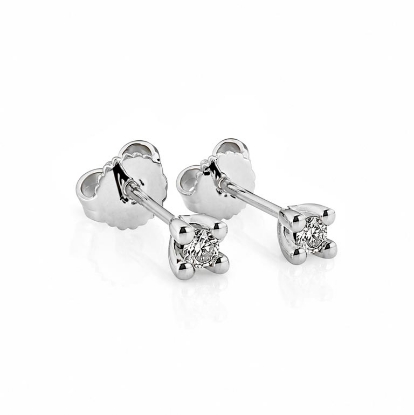 Billede af Dream Delux øreringe 2* 0,10 w/vs. 14 kt. hvg.