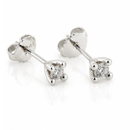Billede af Dream Delux øreringe 2* 0,12 w/vs. 14 kt.  hvg.