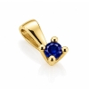 Billede af Lux vedhæng m. safir 3,0 mm. ca. 0,15 ct. 14 kt. 