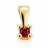 Billede af Lux vedhæng m. rubin 2,5 mm. ca. 0,10 ct. 14 kt. 
