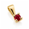Billede af Lux vedhæng m. rubin 2,5 mm. ca. 0,10 ct. 14 kt. 