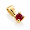 Billede af Lux vedhæng m. rubin 3,0 mm. ca. 0,15 ct. 14 kt.  
