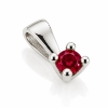 Billede af Lux vedhæng m. rubin 3,0 mm. ca. 0,15 ct. 14 kt.  hvg.