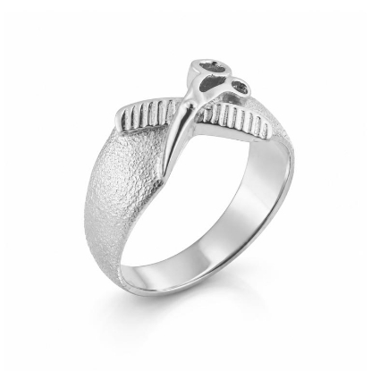 Billede af Ring frisørsaks og kam 925s.