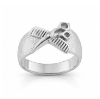 Billede af Ring frisørsaks og kam 14 kt. hvg.
