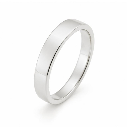 Billede af Ring firkantet profil (str. 60-69) 14 kt. hvg.