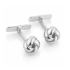 Billede af Manchetknapper massiv knude 11,5 mm. 14 kt. hvg.