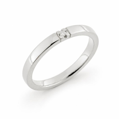 Billede af Alliancering 1* 0,02 w/pi. 925s (br. 2,4-tk. 1,8 mm.)