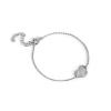 Billede af ENAMEL Copenhagen Wave armbånd forsølvet messing (15+4cm)