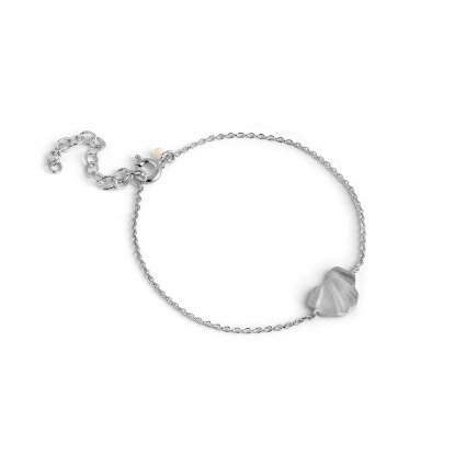 Billede af ENAMEL Copenhagen Wave armbånd forsølvet messing (15+4cm)
