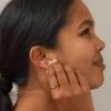 Billede af ENAMEL Copenhagen Lola Earthtone ring forgyldt messing (justérbar)