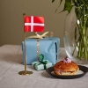 Billede af Piet Hein Bord-Flagstang 25 cm stål (messing)