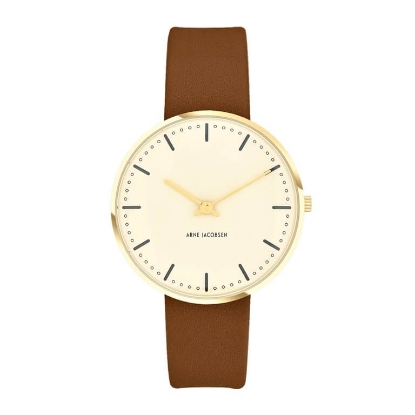 Billede af Arne Jacobsen ur - City Hall - Ivory Bloom 34mm