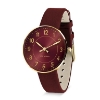 Billede af Arne Jacobsen ur - Station - Bourgogne Rød 34mm